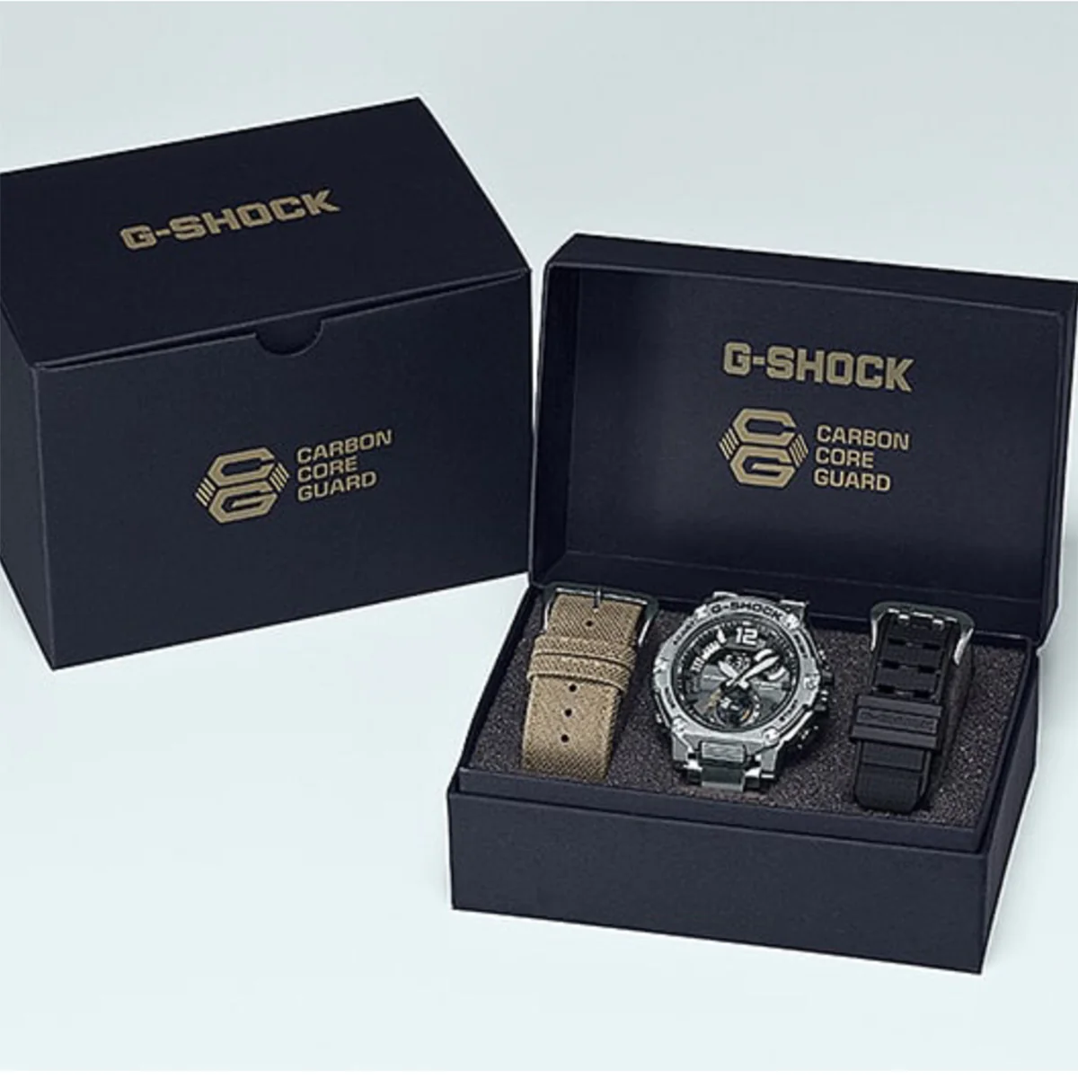 Casio G-Shock G-Steel Solar Powered Bluetooth Connected Stainless GSTB300E-5A - Image 2