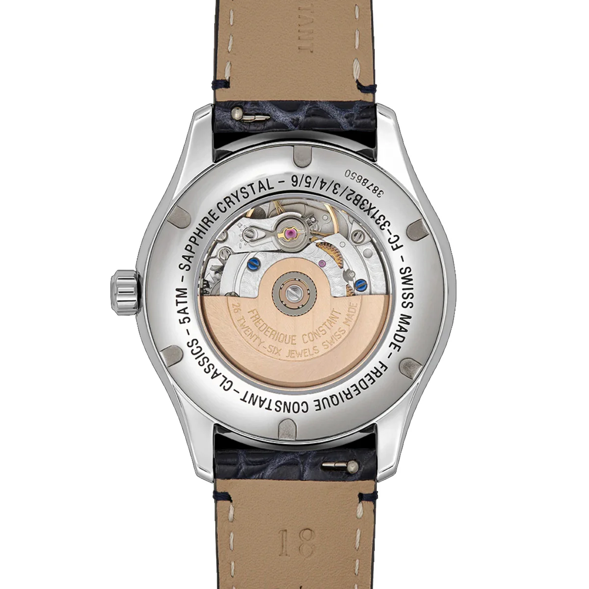 Frederique Constant - Classic Elegance Mother of Pearl Diamond Moon-Phase - FC-331MPWD3B6 - Image 2