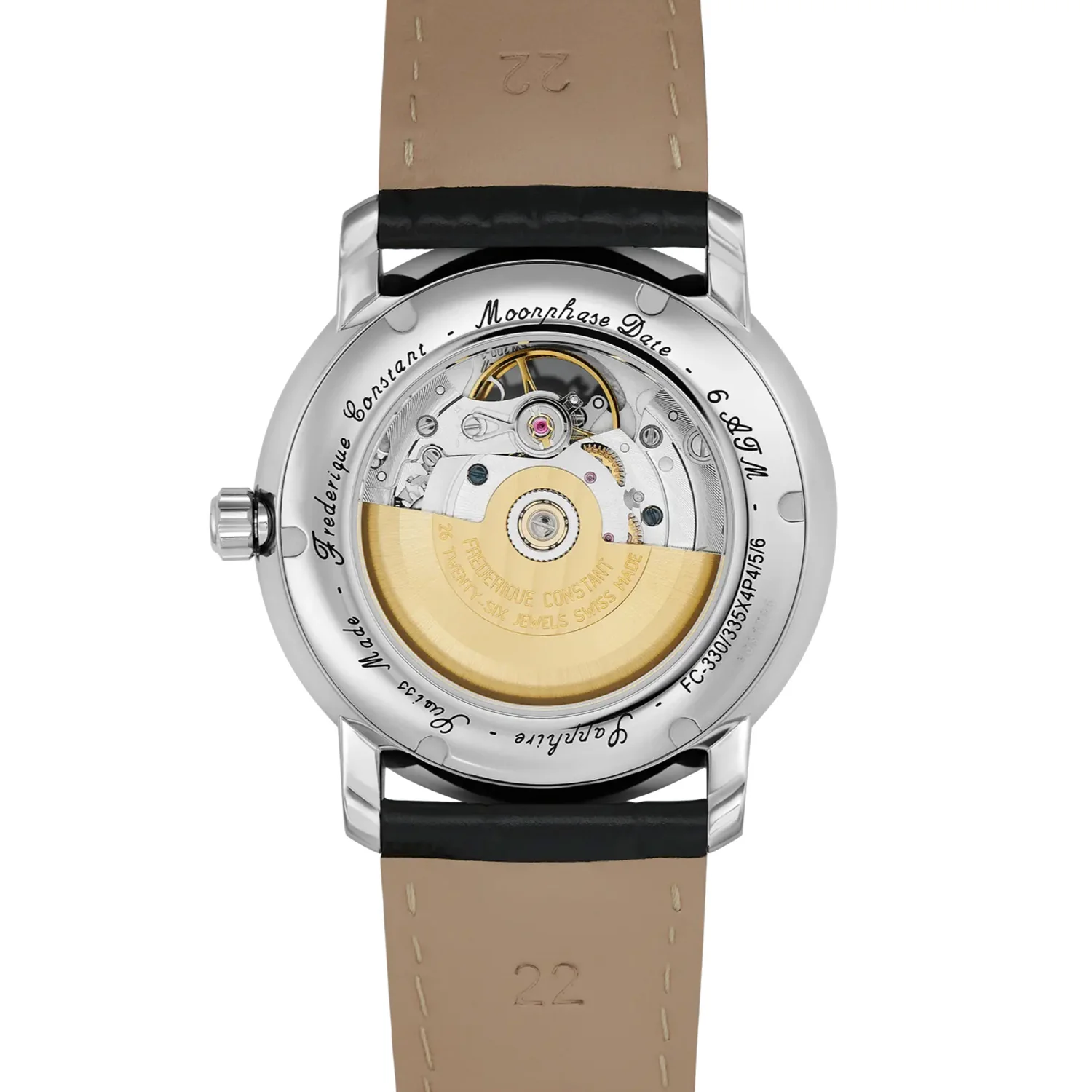 Frederique Constant - Classics Heart Beat Moon-Phase Silver Dial Date - FC-335MC4P6 - Image 2