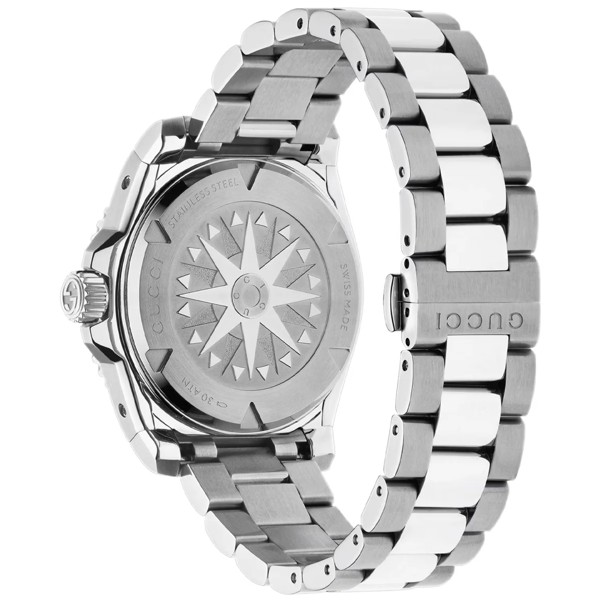 GUCCI Dive 40 mm Stainless Steel 300 m Green Dial Ceramic Bezel - YA136363 - Image 2