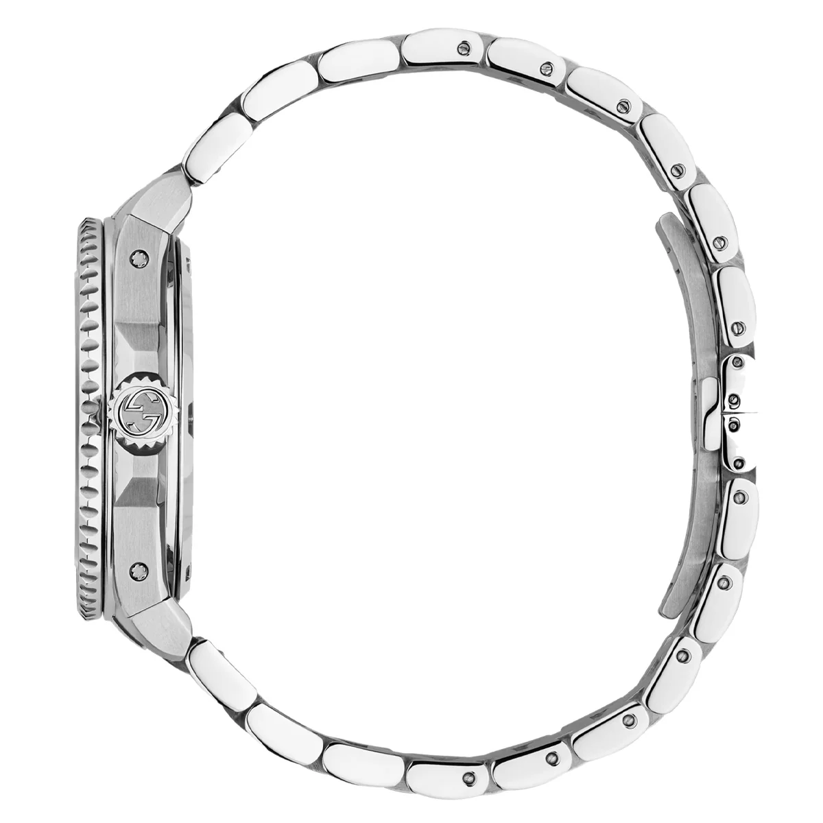 GUCCI Dive 40 mm Stainless Steel 300 m Green Dial Ceramic Bezel - YA136363 - Image 3