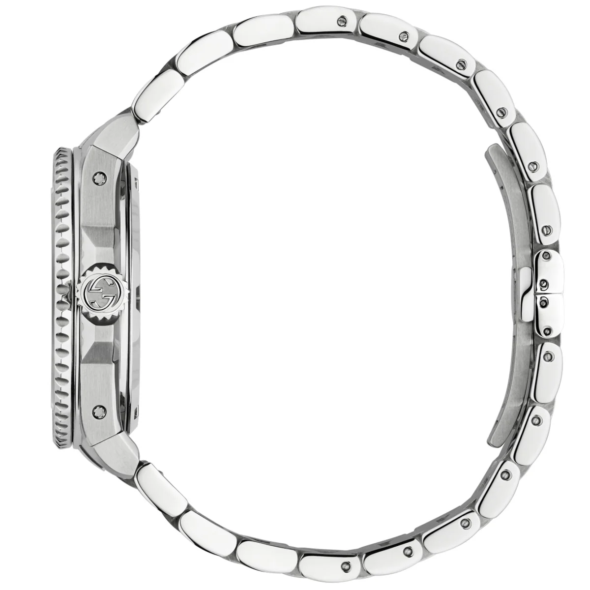 GUCCI Dive 40 mm Steel Case 18k Gold Plated Bezel Bee Dial - YA136357 - Image 3
