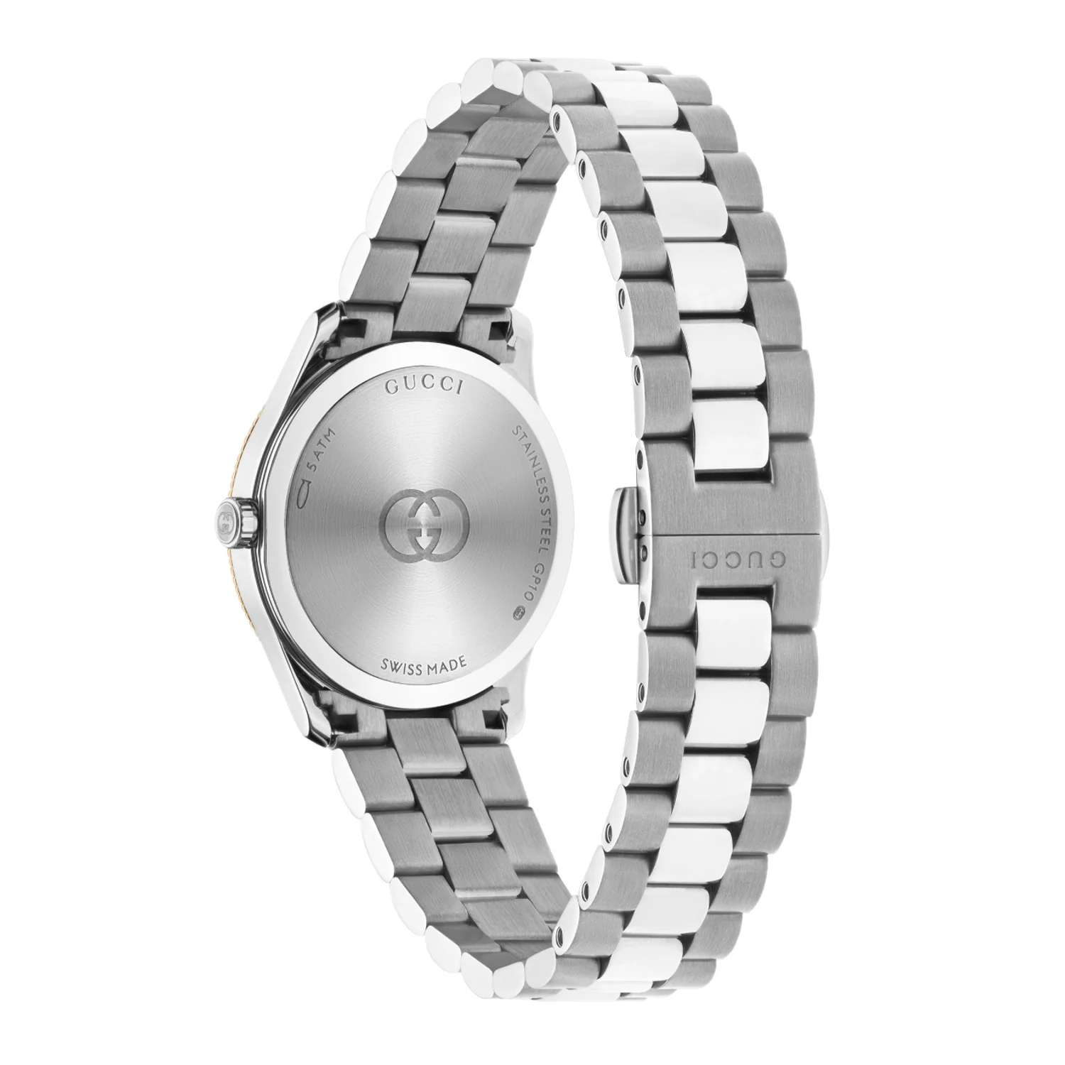 Gucci G-Timeless 29 mm Steel Case & Bracelet Pink Gold-Plated Bezel - YA1265070 - Image 3