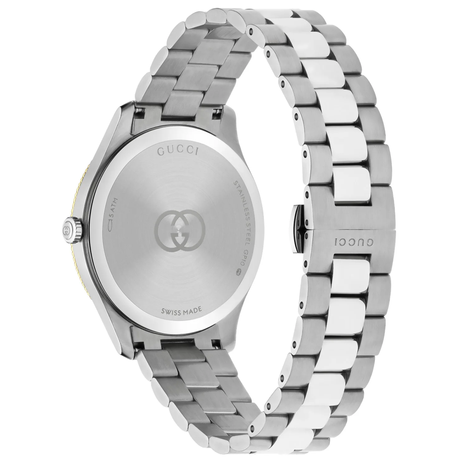 Gucci G-Timeless Yellow Gold PVD Bezel Stainless Steel Case - YA1264233 - Image 3