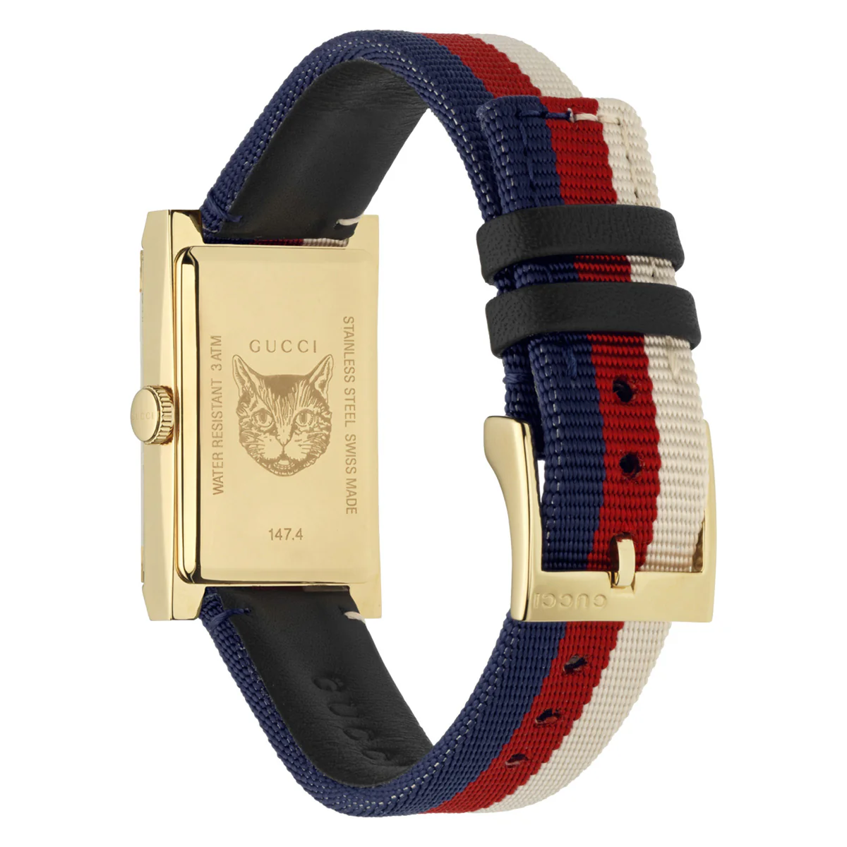 Gucci G-Frame 34 mm Sylvie Colorful Mother of Pearl Bees Dial M3 - YA147405 - Image 2