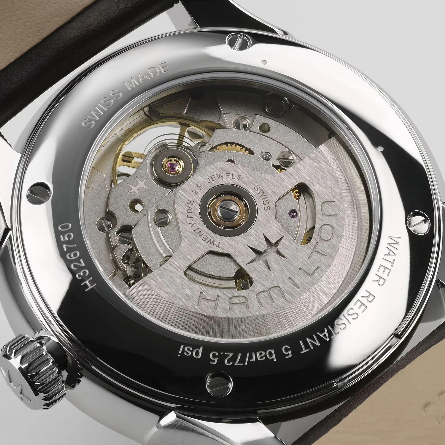 Hamilton - Jazzmaster 40 mm Open Heart Silver Dial Automatic - H32675551 - Image 3