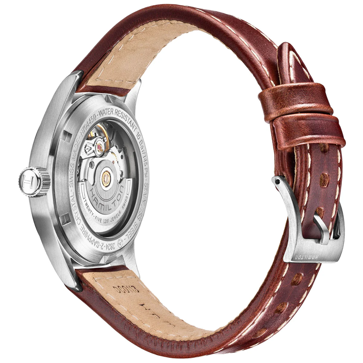 Hamilton - Khaki Field 38 mm Automatic Silver Dial Date - H70455553 - Image 2