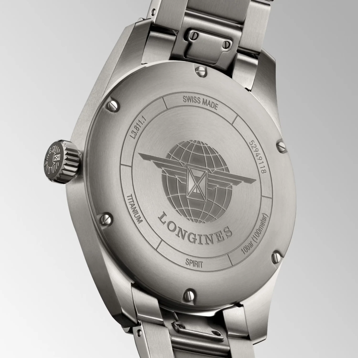 Longines - Spirit Pilot 42 mm Titanium Case Anthracite Dial - L38111536 - Image 3
