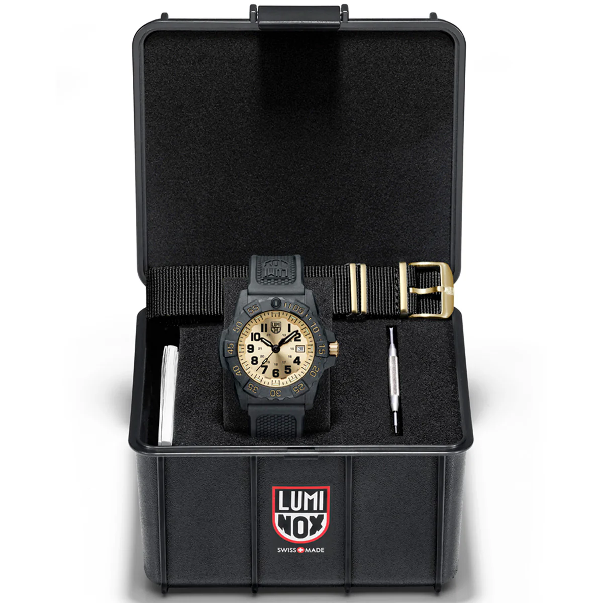 Luminox - Limited Edition Navy SEAL Gold 3505 Set 45 mm - XS.3505.GP.SET - Image 8