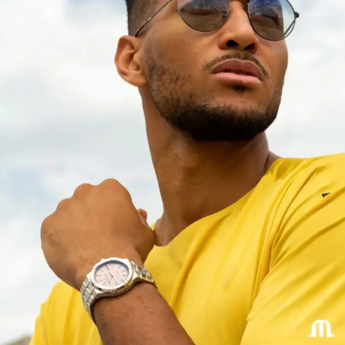 Maurice Lacroix - AIKON 42 mm Automatic Ecru Dial Stainless Bracelet - AI6008-SS002-730-1 - Image 2
