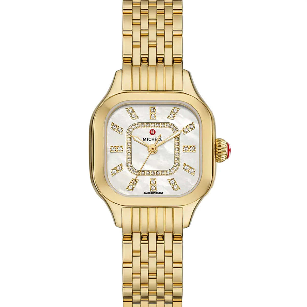 Michele - Meggie 18K Gold-Plated Diamond Dial - MWW33B000010