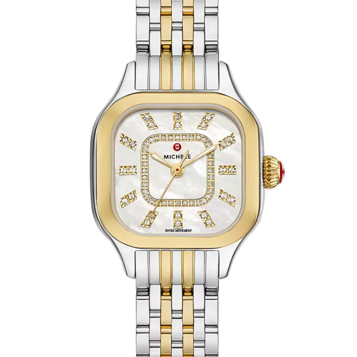 Michele - Meggie Two-Tone 18K Gold-Plated Diamond Dial - MWW33B000009