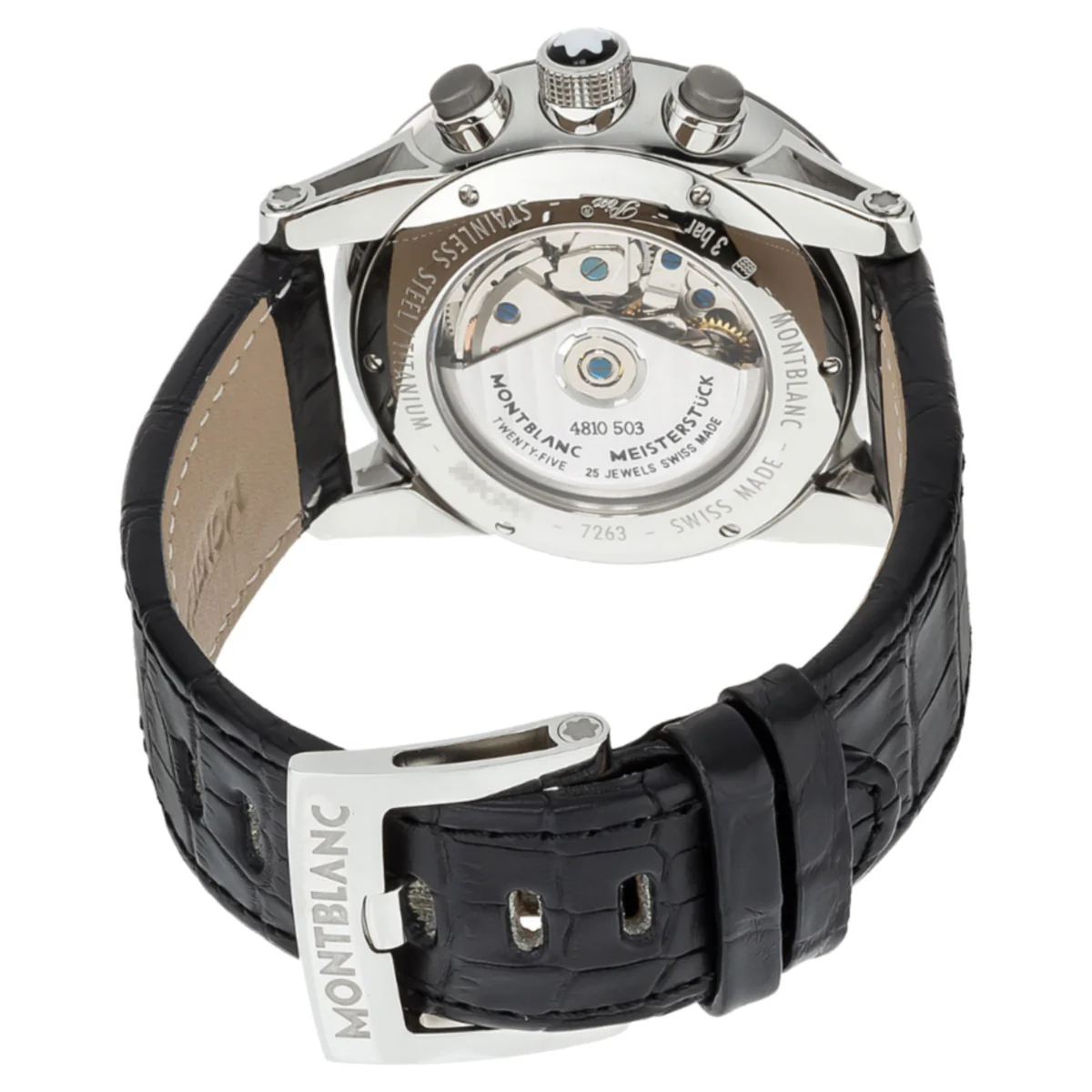 Montblanc - Time-Walker Chronograph Automatic Titanium Bezel GMT Date - 107339 - Image 2