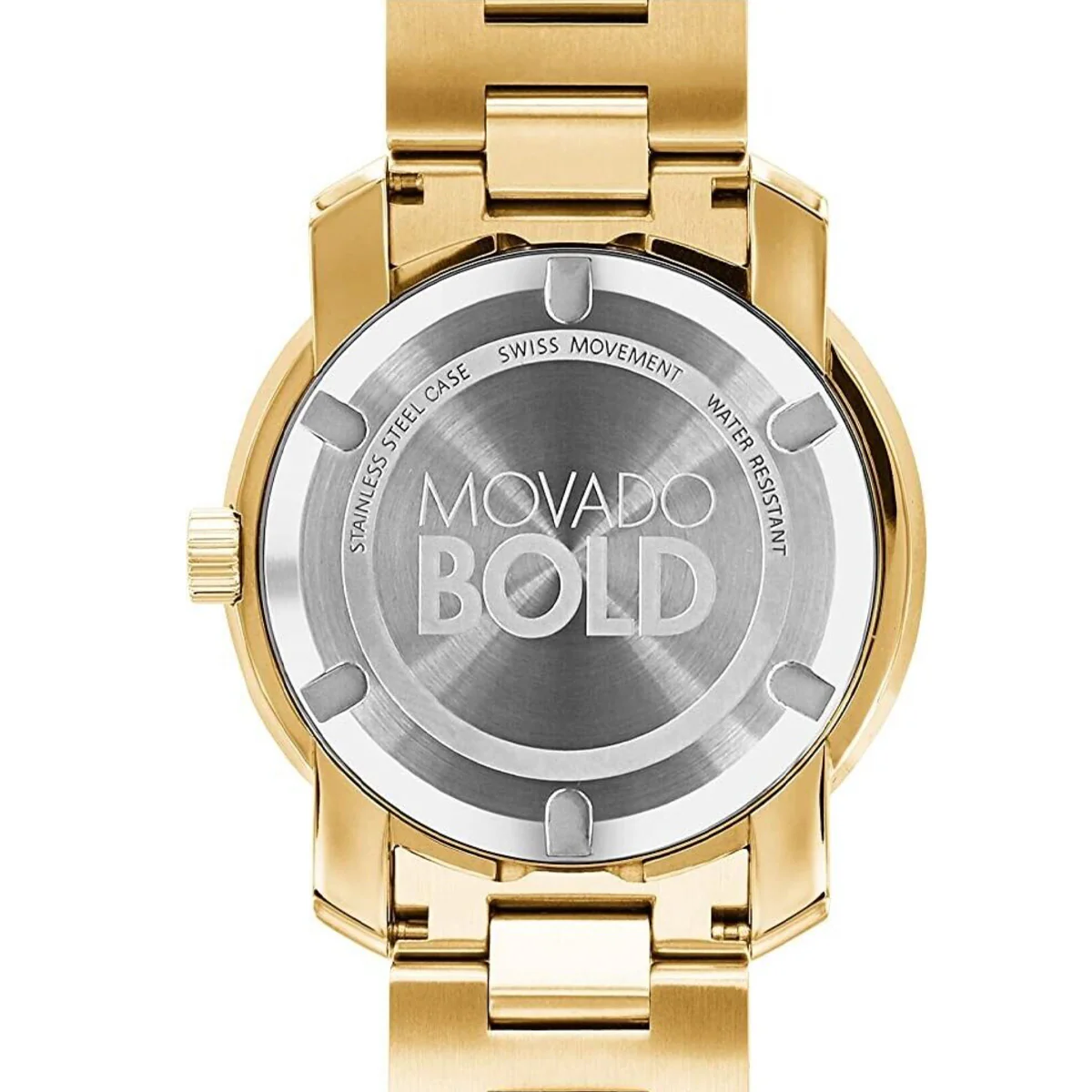 Movado - Bold 44 mm Chronograph Champagne Dial Yellow Gold Ion Plated - 3600278 - Image 2