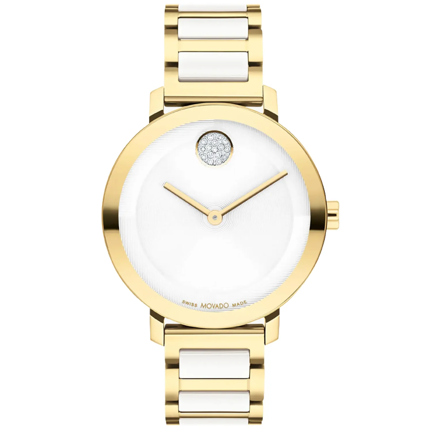 Movado - Bold Evolution 2.0 Ceramic & Steel 34 mm Lacquered Crystal Dial - 3601238