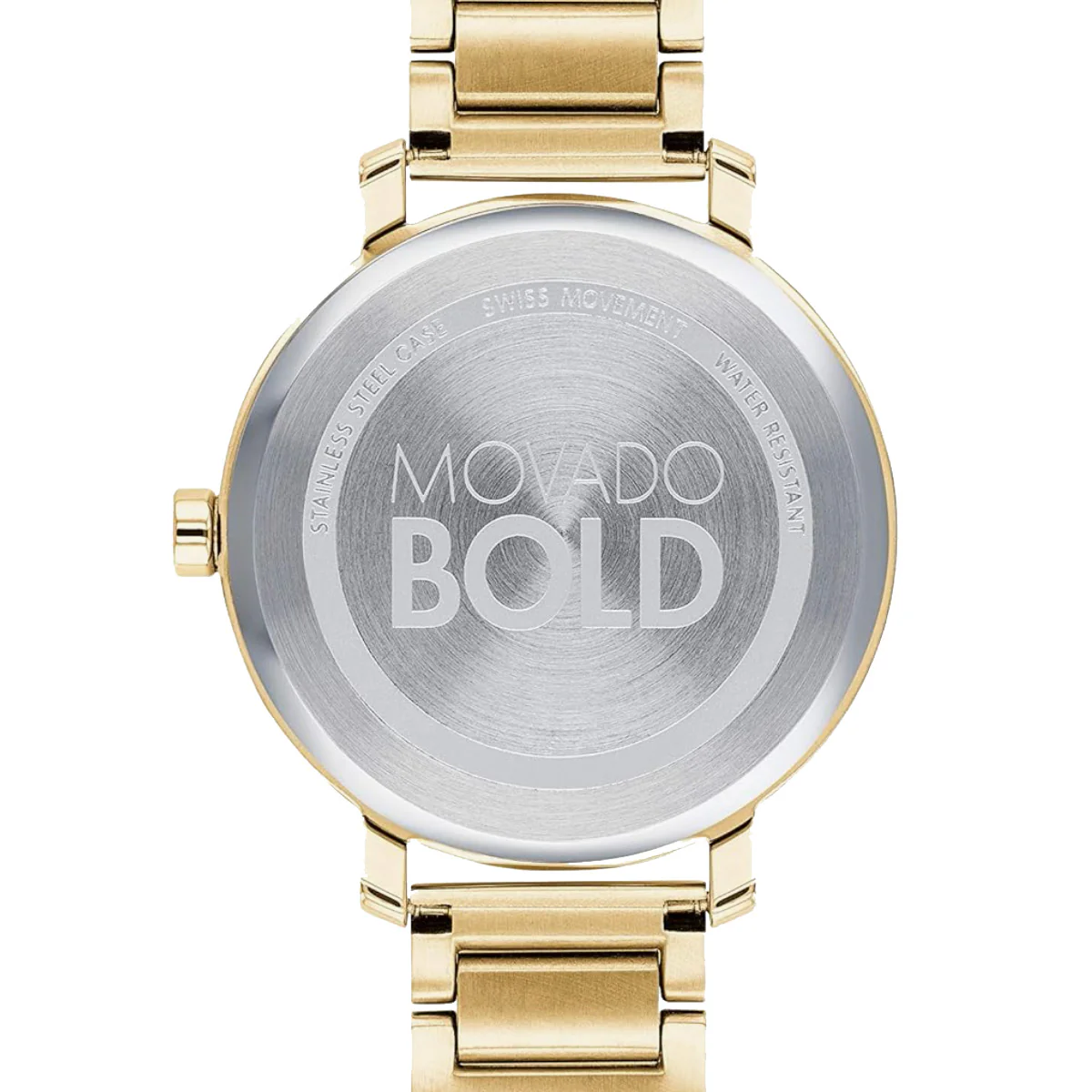 Movado - Bold Evolution 34 mm Yellow Gold PVD Crystal-set Movado Dot - 3600649 - Image 3