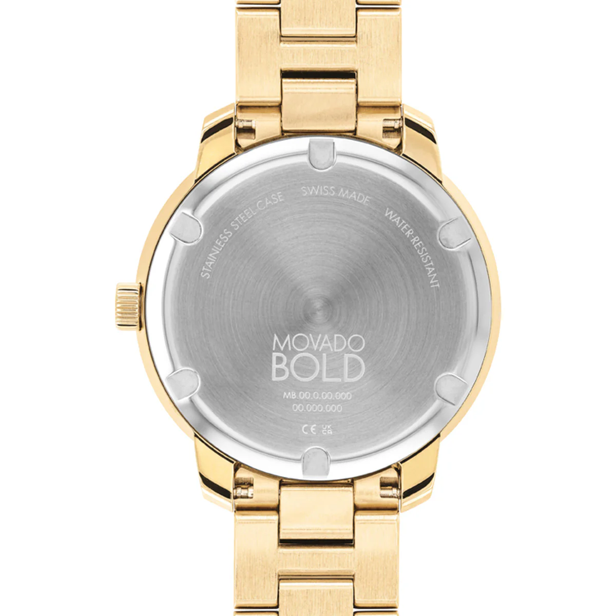 Movado - Bold Verso 38 mm Steel & Pale Yellow Gold Ion-Plated - 3600750 - Image 3