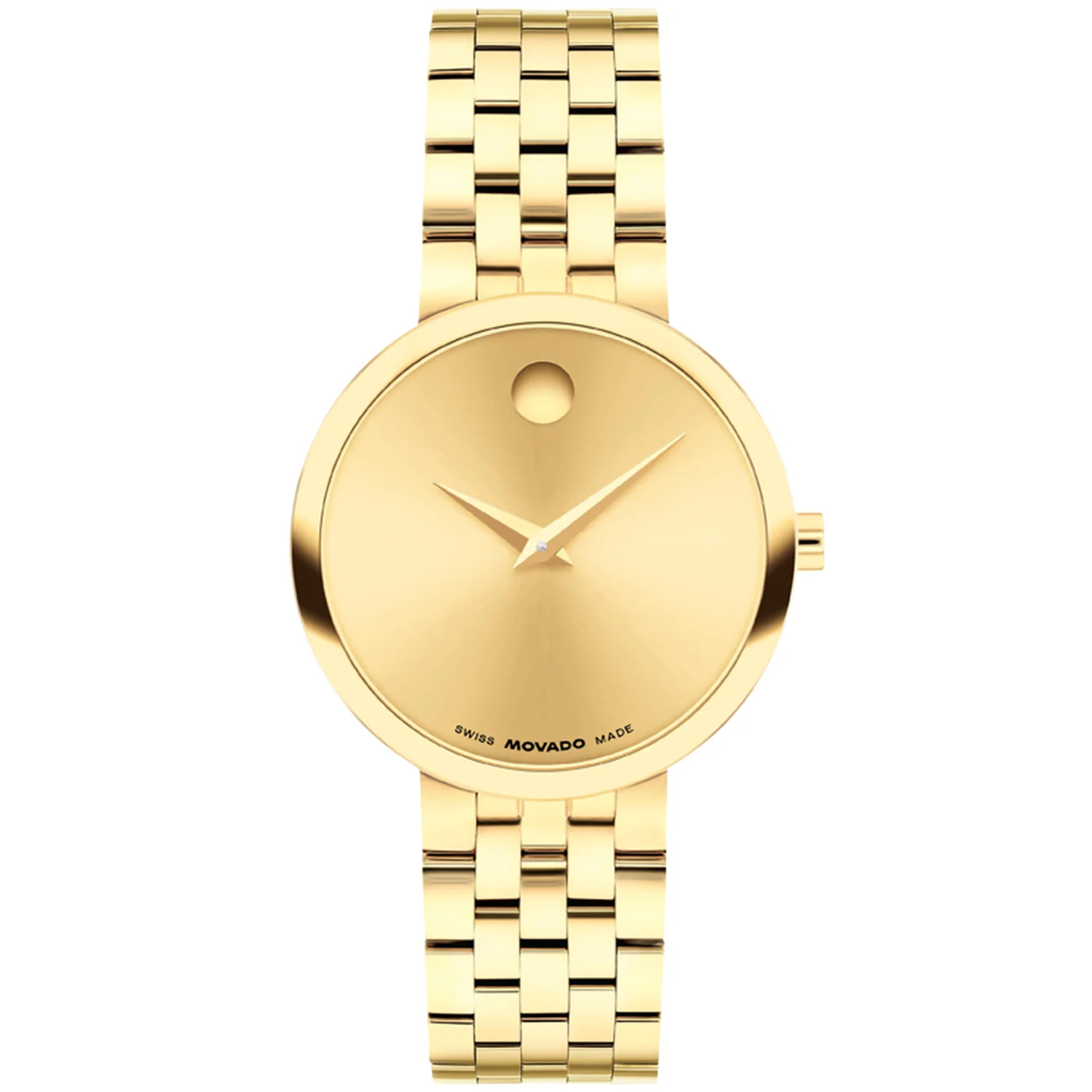 Movado - Museum Classic 29.5 mm Women's Yellow Gold PVD Bracelet  -  0608009