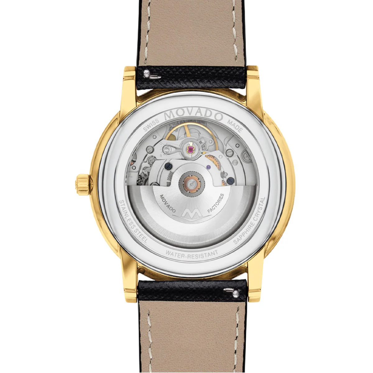 Movado - Museum Classic 40 mm Automatic Yellow Gold PVD - 0607566 - Image 3