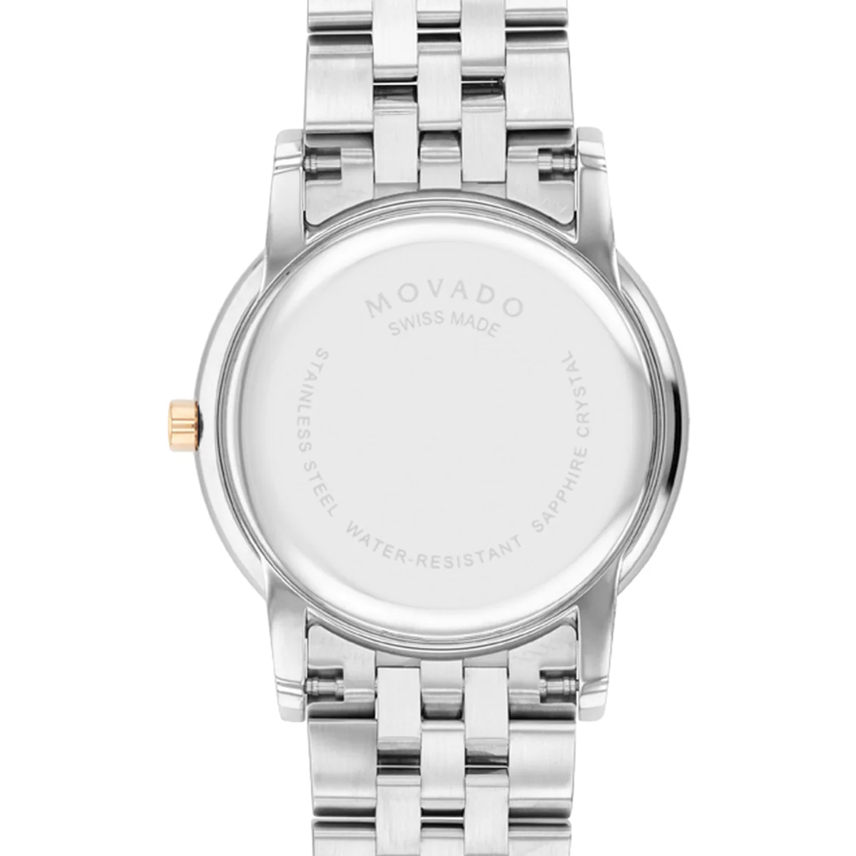 Movado - Museum Classic 33 mm Mother of Pearl Dial Two-Tone Rose Gold - 0607629 - Image 3