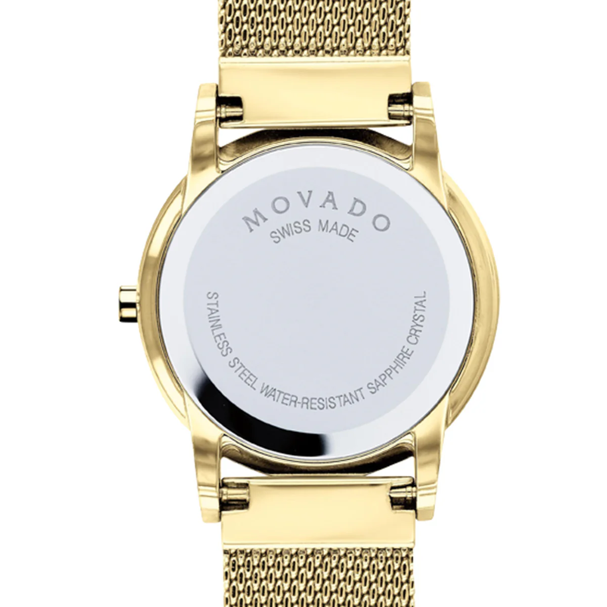 Movado - Museum Classic 28 mm Yellow Gold PVD Mesh Bracelet Women's - 0607627 - Image 3