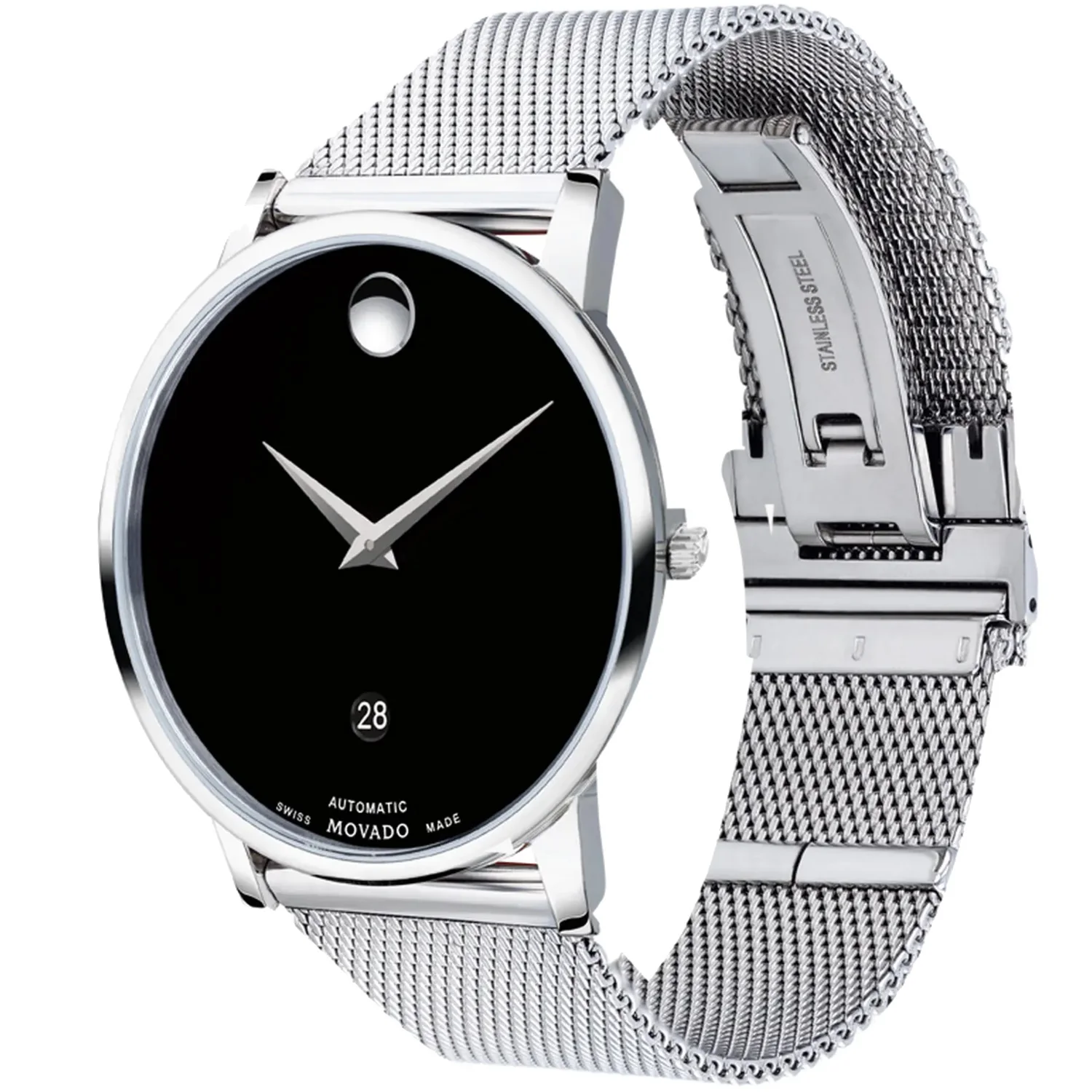 Movado - Museum Dial 40 mm Steel Automatic Date - 0607567 - Image 3