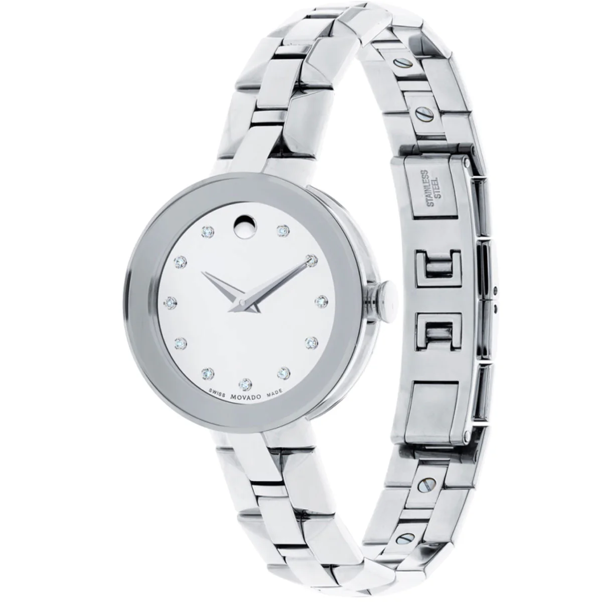 Movado - Sapphire 28 mm Women's Diamond Dial Markers - 0606814 - Image 3