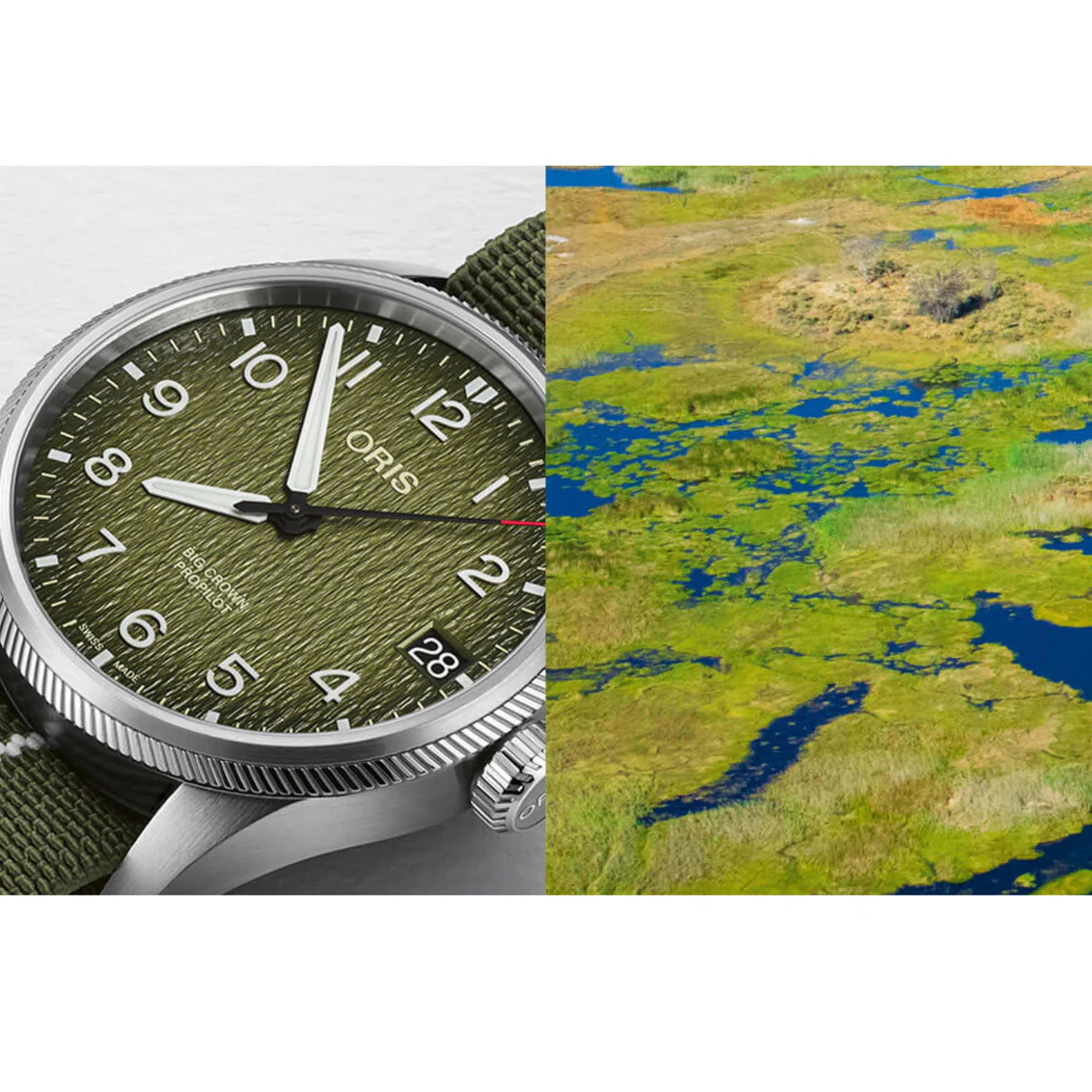 Oris - Pro Pilot Okavango Air Rescue 41 mm Green Dial Limited Edition - 0175177614187 Set - Image 3