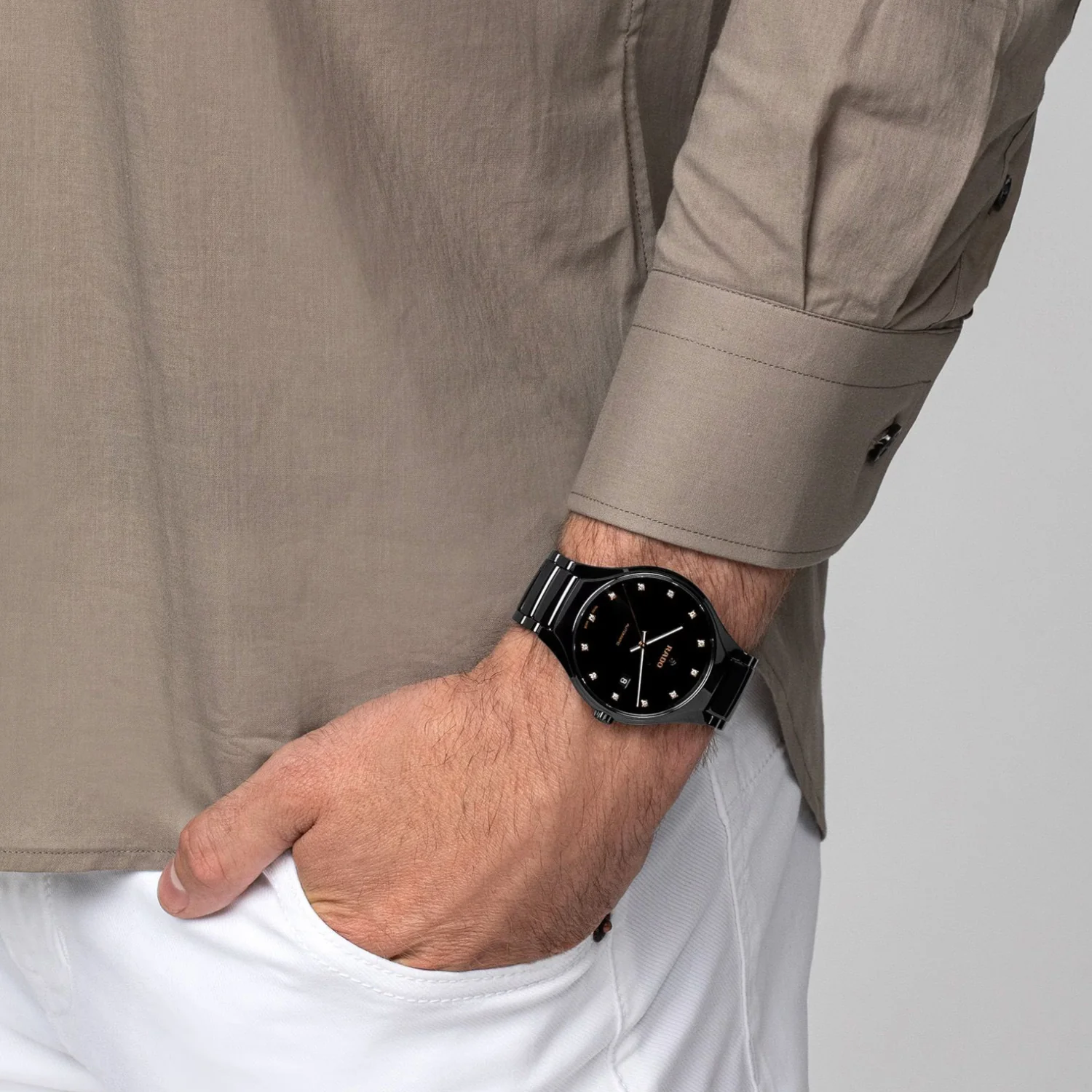 Rado - True Round 40 mm Automatic Ceramic Diamond Dial - R27056732 - Image 5