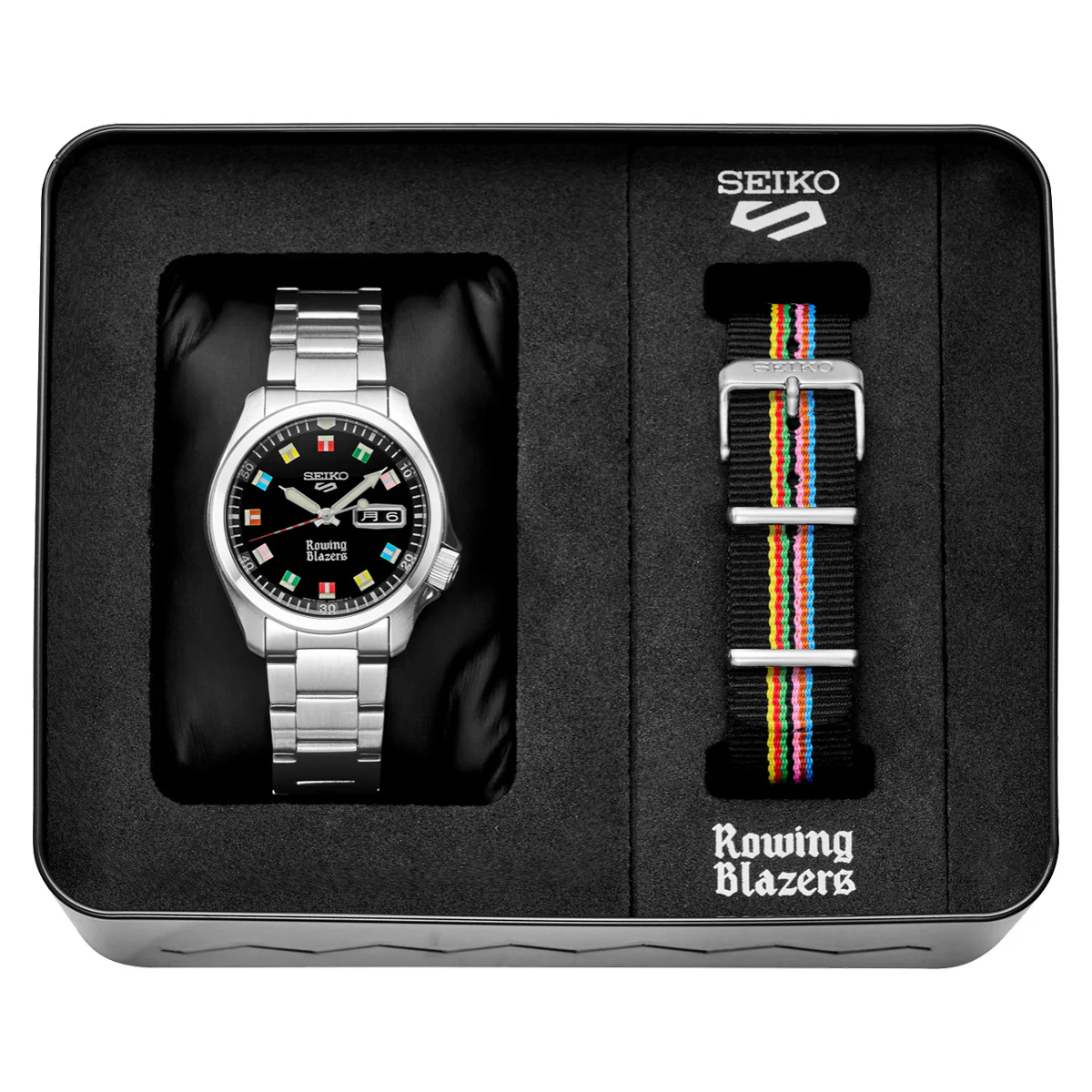Seiko - 5 Sports Rowing Blazers Collaboration Limited Edition - SRPJ63 - Image 2