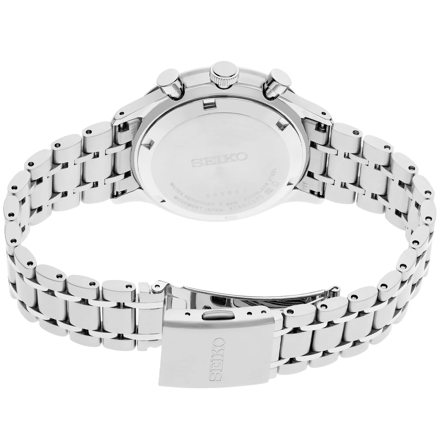 Seiko - Essentials Reverse Panda Chronograph Quartz - SSB479 - Image 2