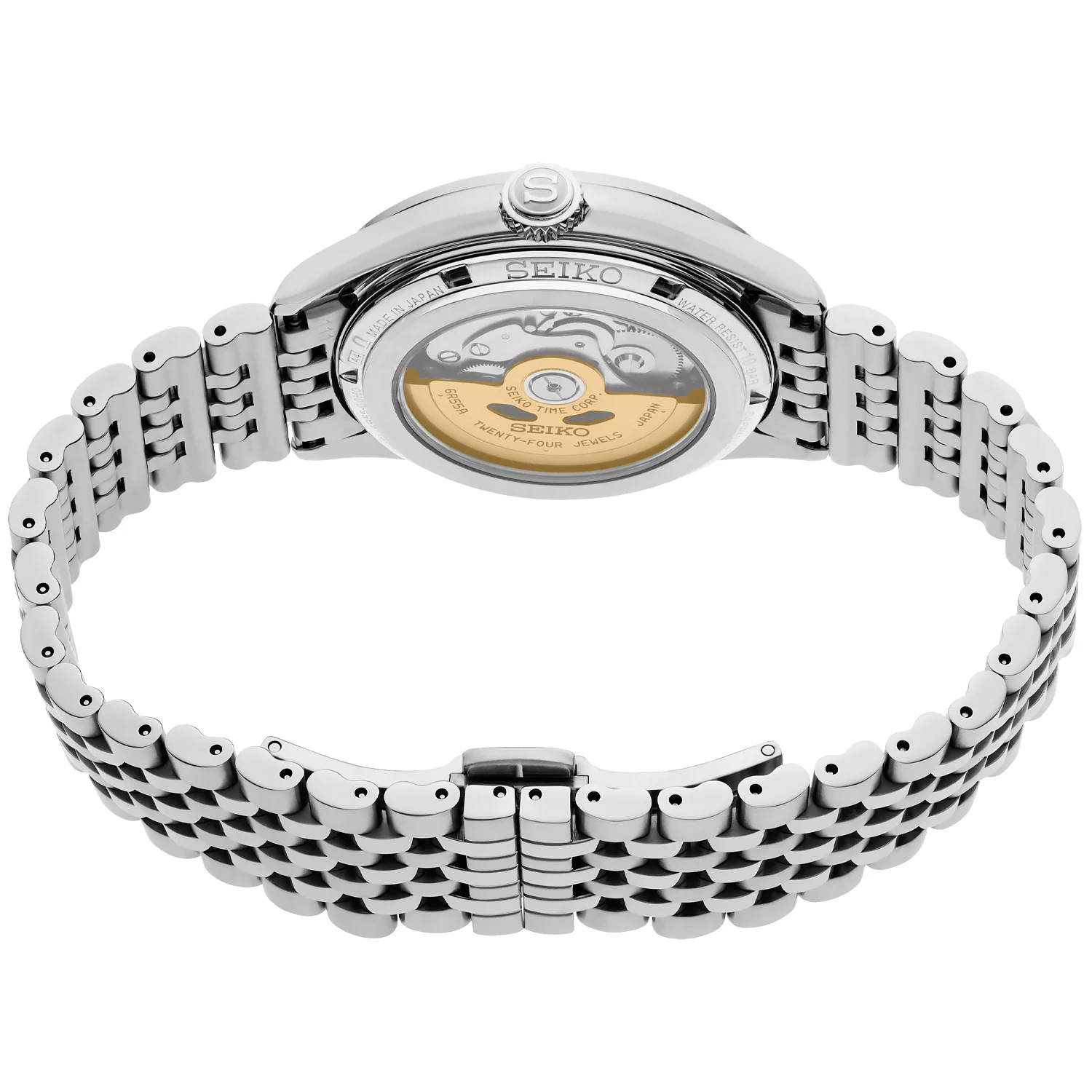 Seiko - Presage Classic Open Heart Blue Dial Bracelet - SPB527 - Image 2