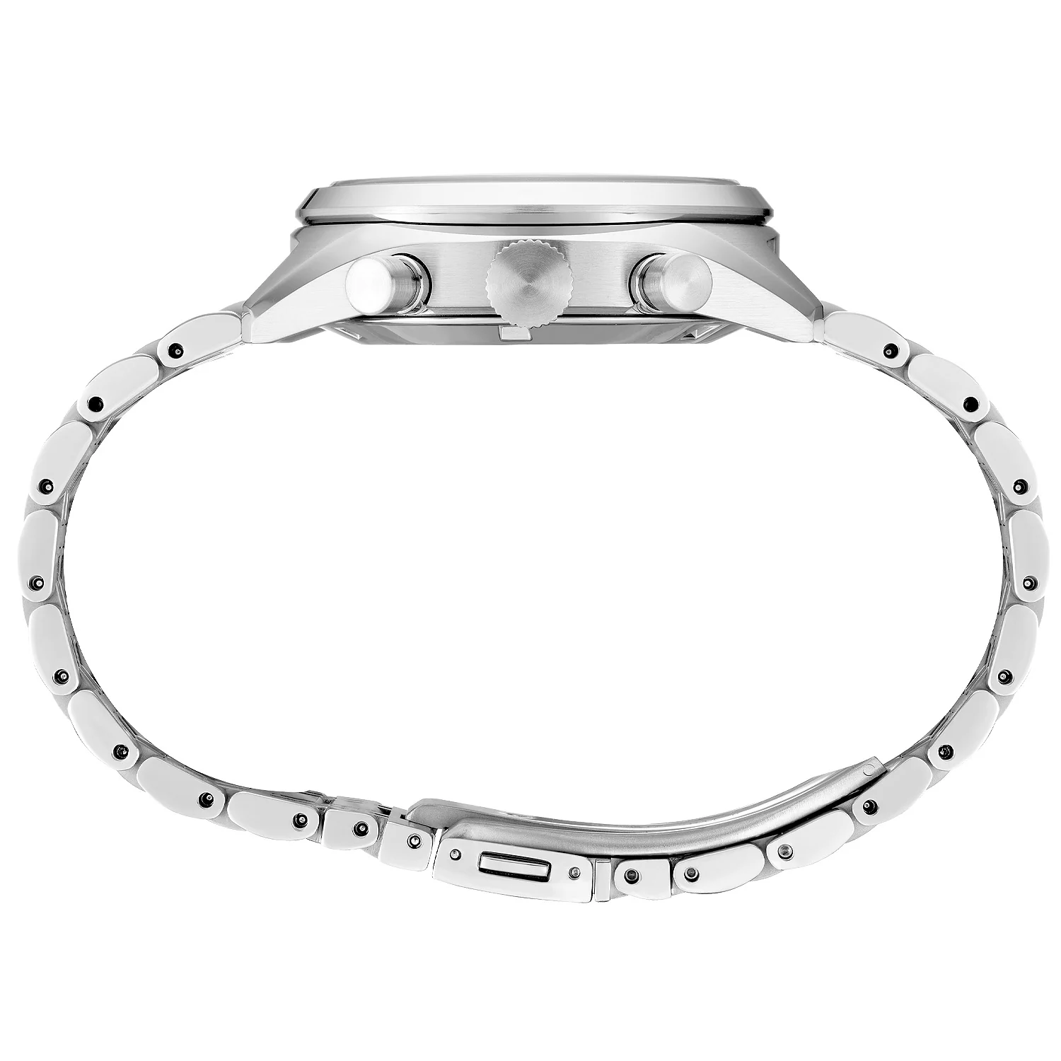 Seiko - Speedtimer Automatic Chronograph Steel Bracelet Black Dial Date - SRQ053 - Image 3