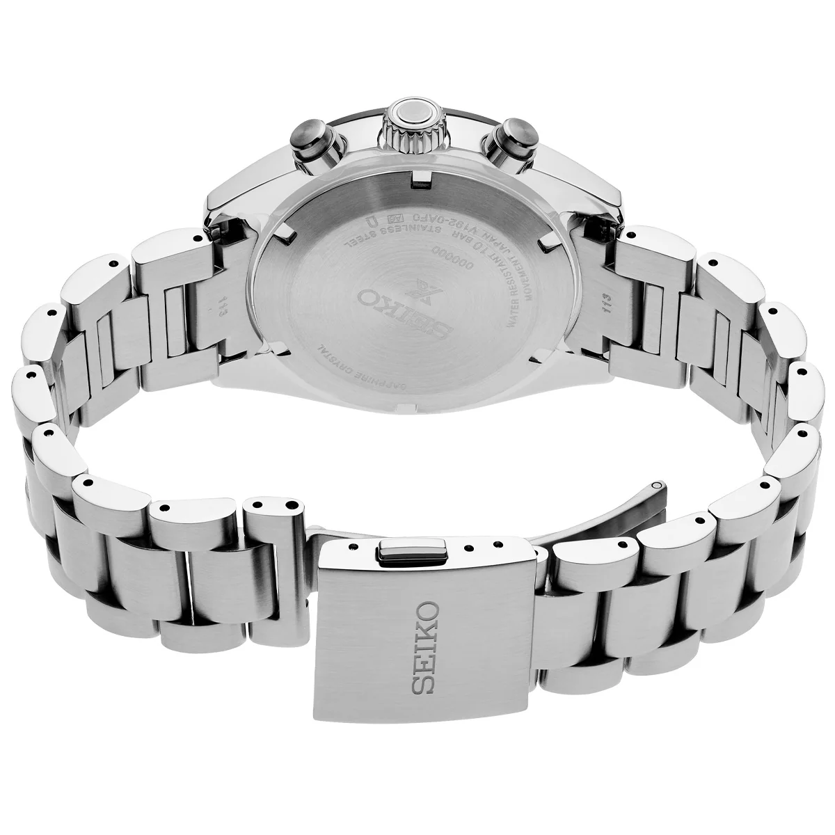 Seiko - Speedtimer Prospex Solar Chronograph Black Dial Stainless - SSC819 - Image 3