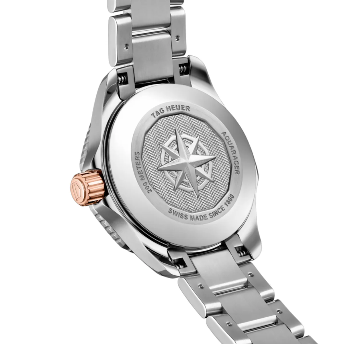 TAG Heuer - Aquaracer 30 mm Women's Professional 200 Mother of Pearl Diamond - WBP1450.BA0622 - Image 4