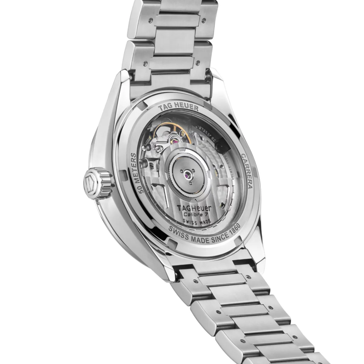 TAG Heuer - Carrera 36 mm Automatic Steel Rose Gold Numerals & Hands - WBN2310.BA0001 - Image 2