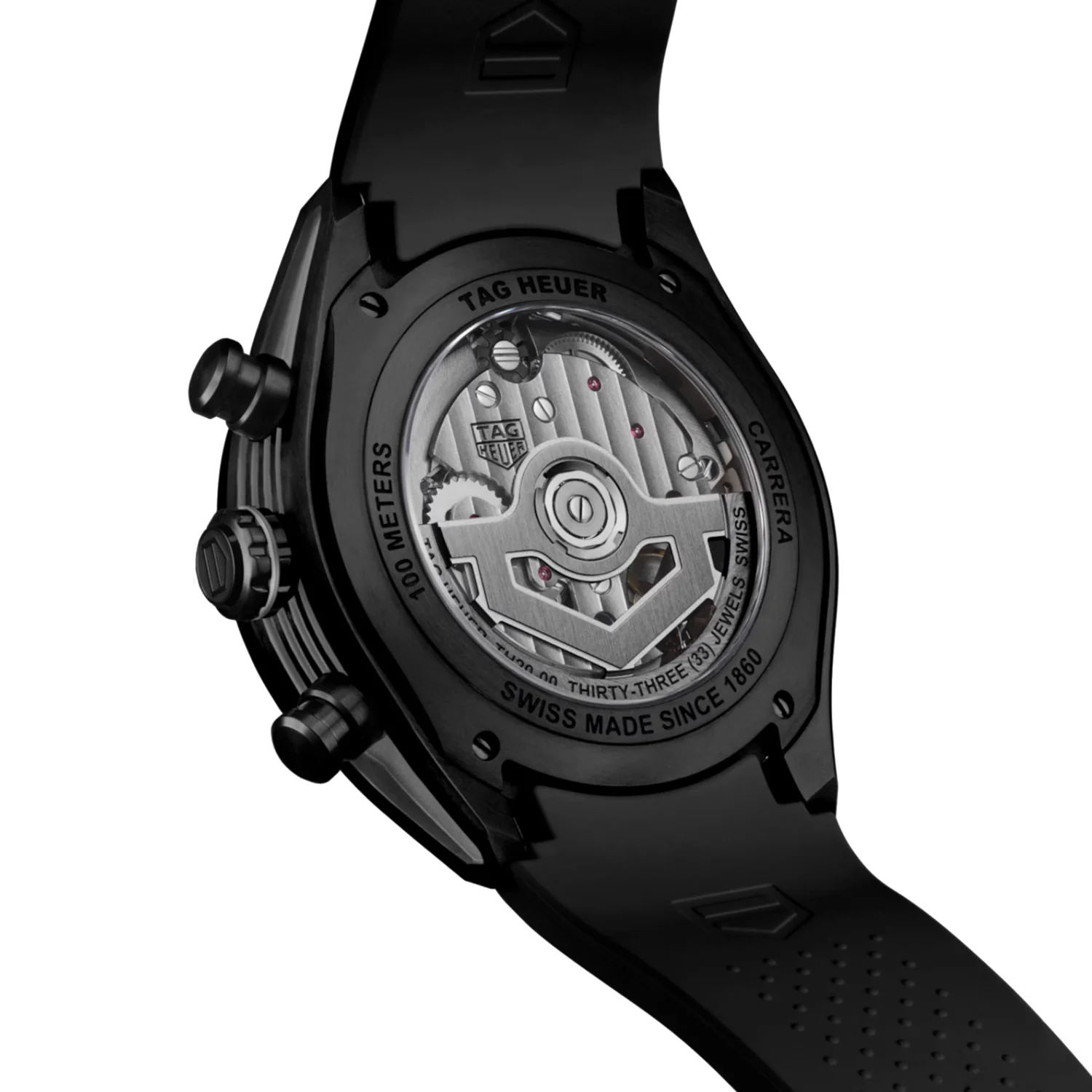 TAG Heuer - Carrera 44 mm Chronograph Extreme Sport DLC Titanium Black - CBU2080.FT6274 - Image 2