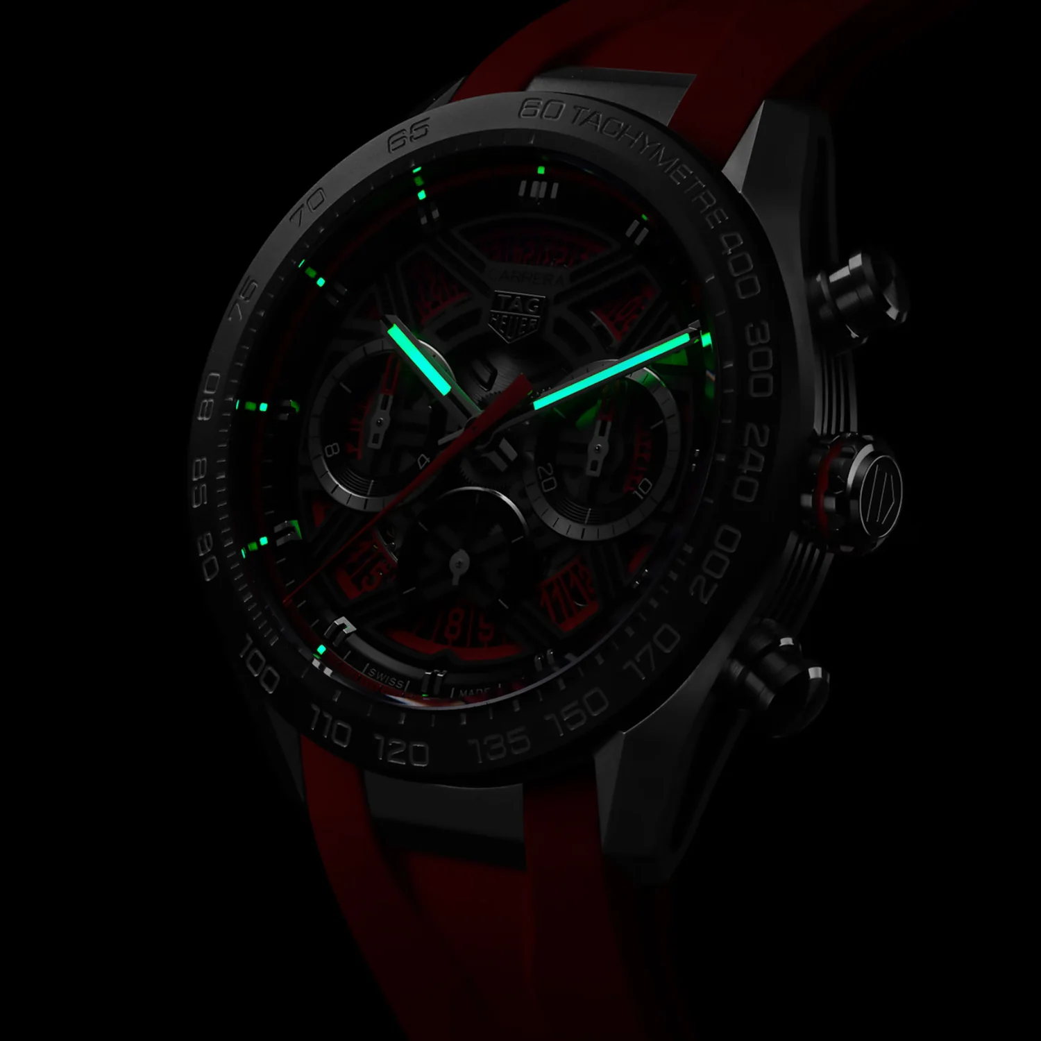 TAG Heuer - Carrera 44 mm Chronograph Extreme Sport Titanium Orange - CBU2082.FT6275 - Image 4