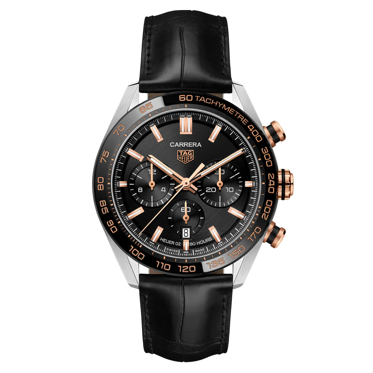 TAG Heuer - Carrera 44 mm Chronograph Steel Gold & Ceramic - CBN2A5A.FC6481
