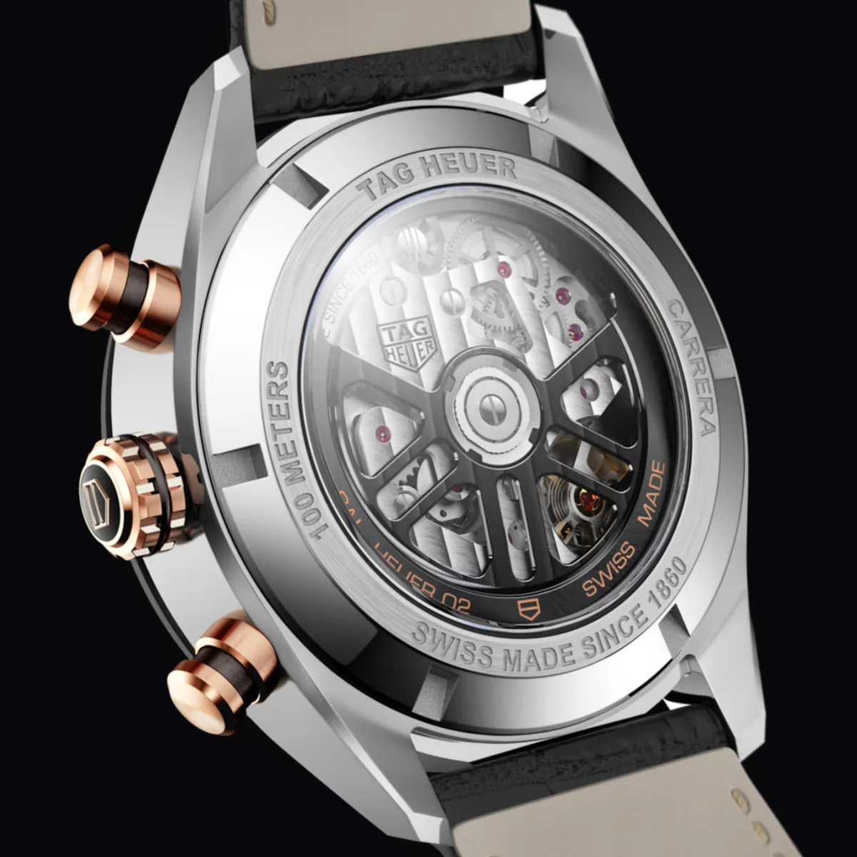 TAG Heuer - Carrera 44 mm Chronograph Steel Gold & Ceramic - CBN2A5A.FC6481 - Image 2