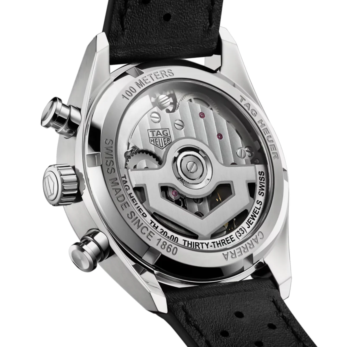 TAG Heuer - Carrera 39 mm Chronograph Glass Box Black Dial - CBS2210.FC6534 - Image 2