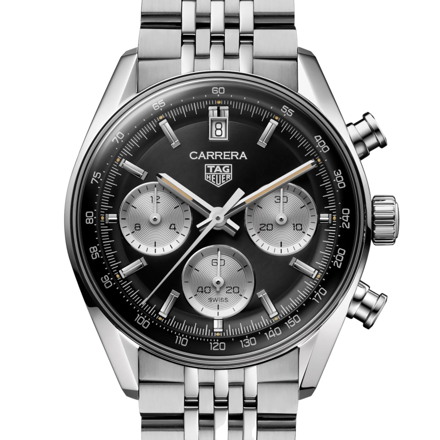 TAG Heuer - Carrera 39 mm Chronograph Glass Box Steel Bracelet - CBS2210.BA0048 - Image 3