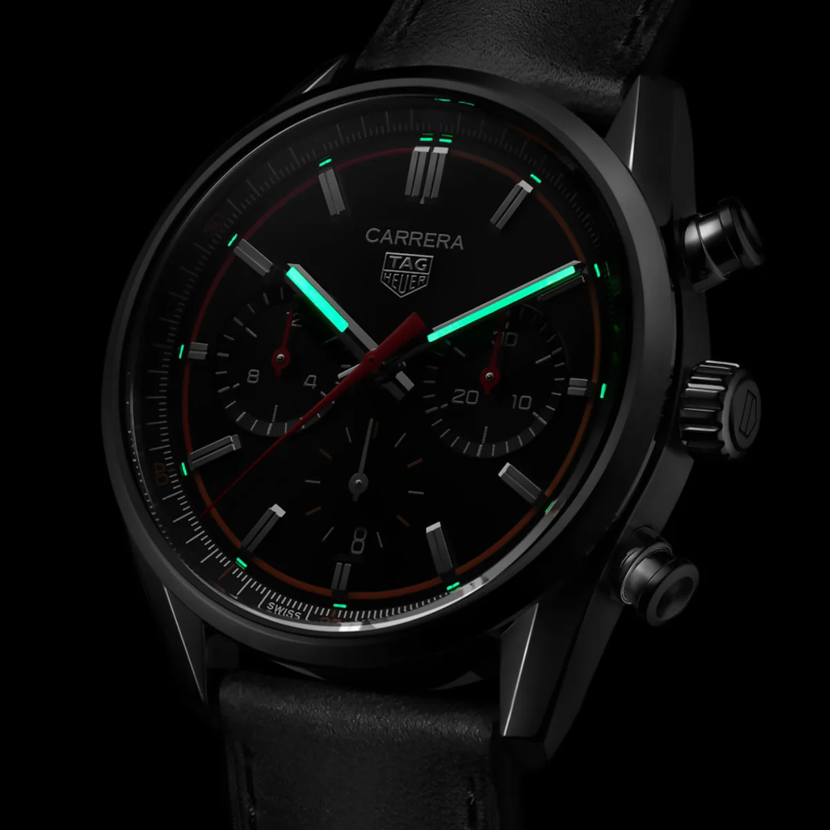 TAG Heuer - Carrera 42 mm Chronograph Black Dial - CBN201C.FC6542 - Image 3
