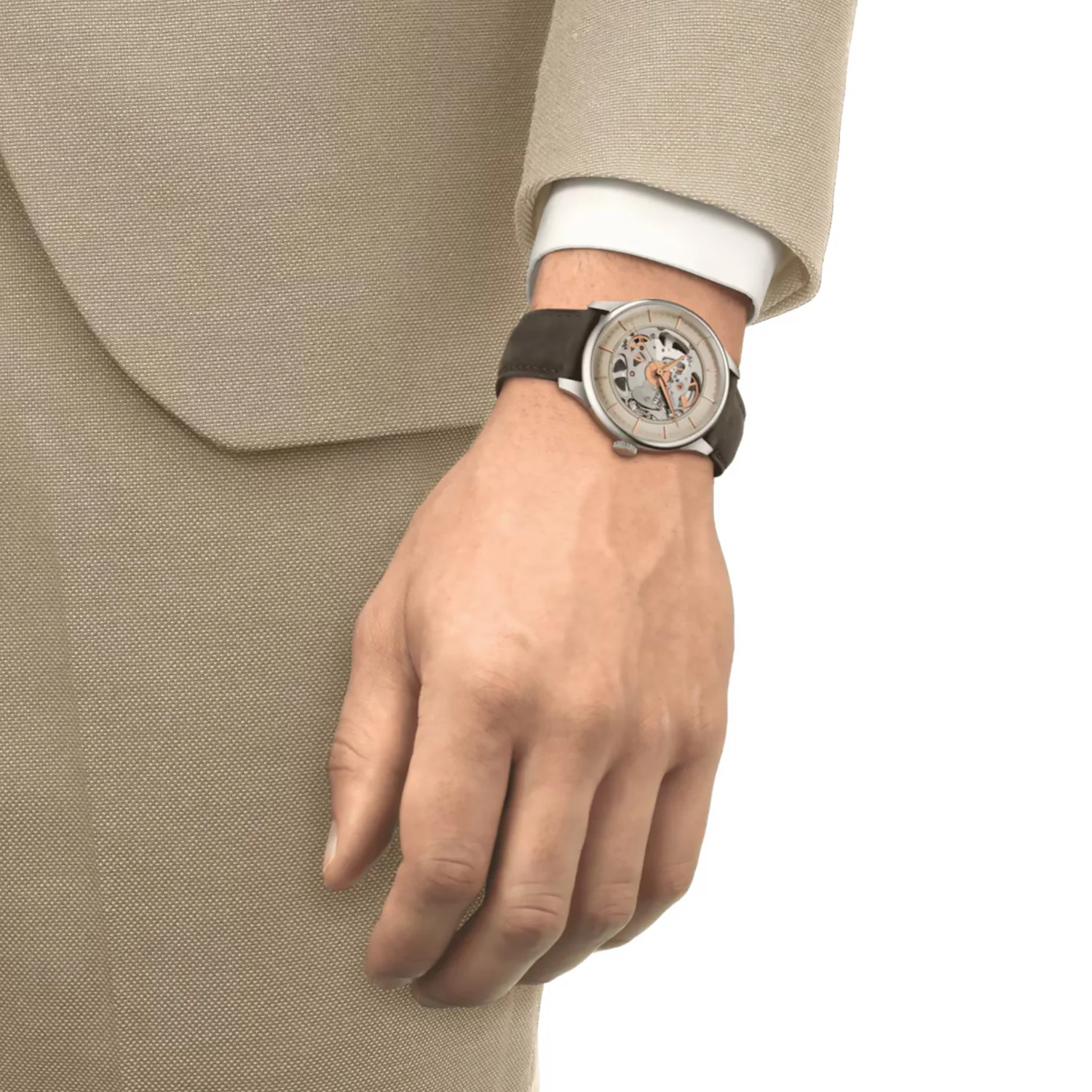 Tissot - Chemin Des Tourelles Skeleton Dial Automatic - T1398361626100 - Image 4