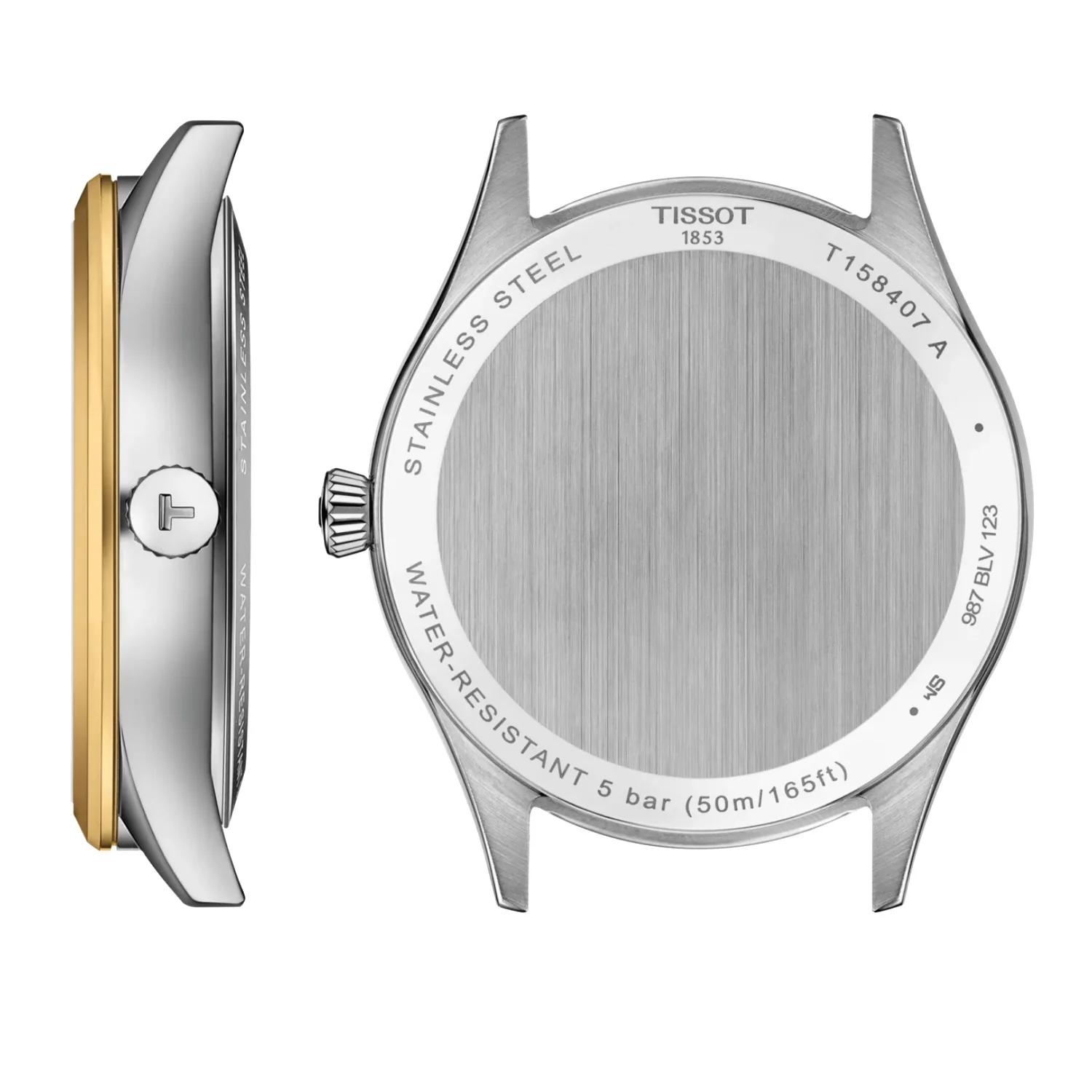 Tissot - Classic Dream 40 mm Automatic Steel Yellow Gold PVD - T1584072203100 - Image 2