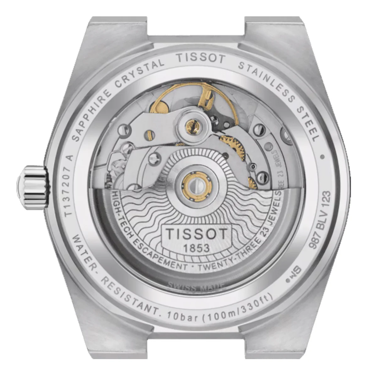 Tissot - Prx 35 mm Automatic Powermatic 80 Black Dial - T1372071105100 - Image 2