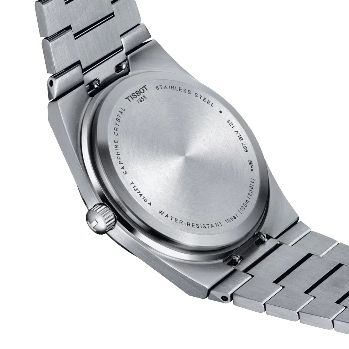Tissot - PRX 40 mm Quartz Blue Dial Stainless Steel Bracelet - T1374101104100 - Image 3