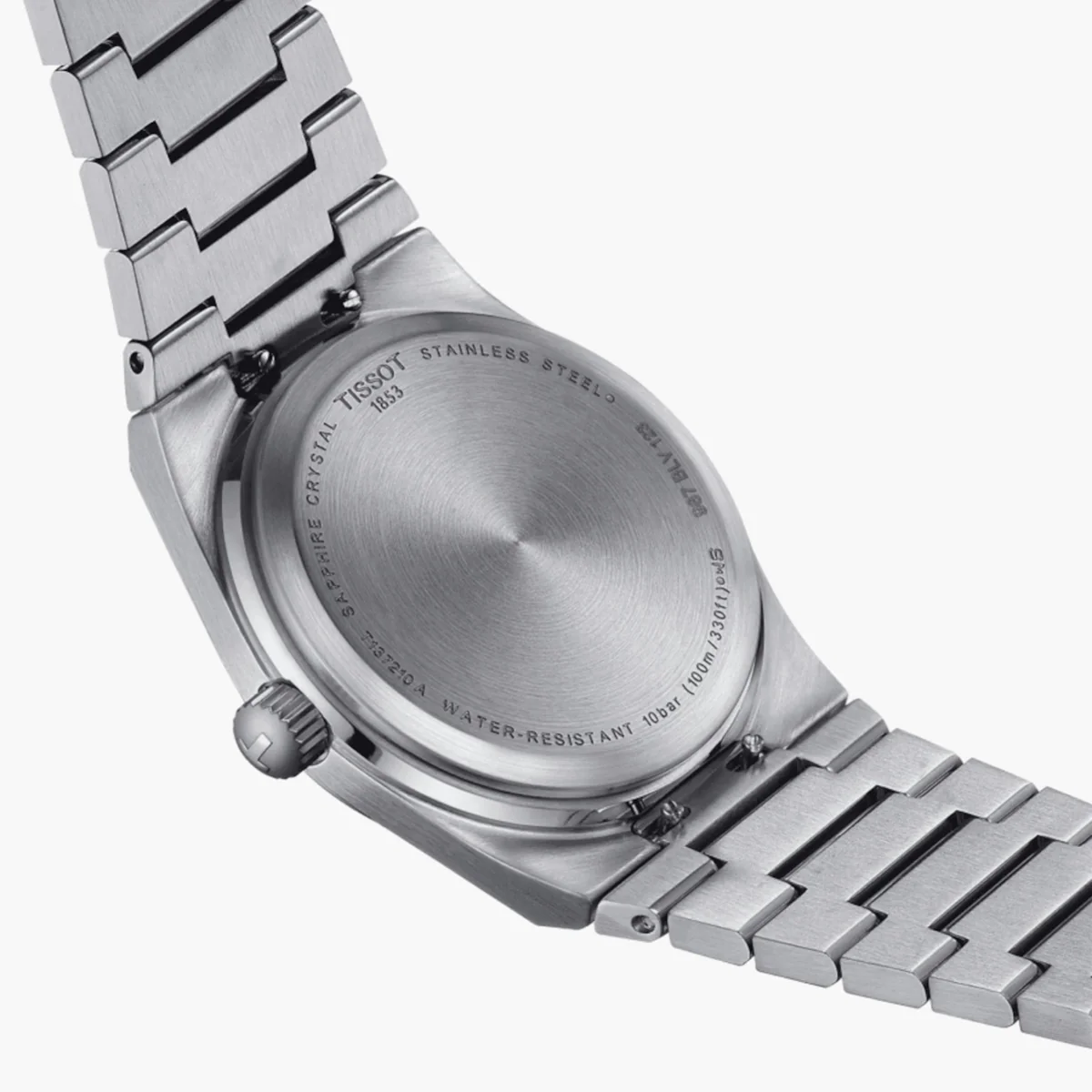 Tissot - PRX 35 mm Quartz Baby Blue Dial Stainless Bracelet Date - T1372101135100 - Image 2