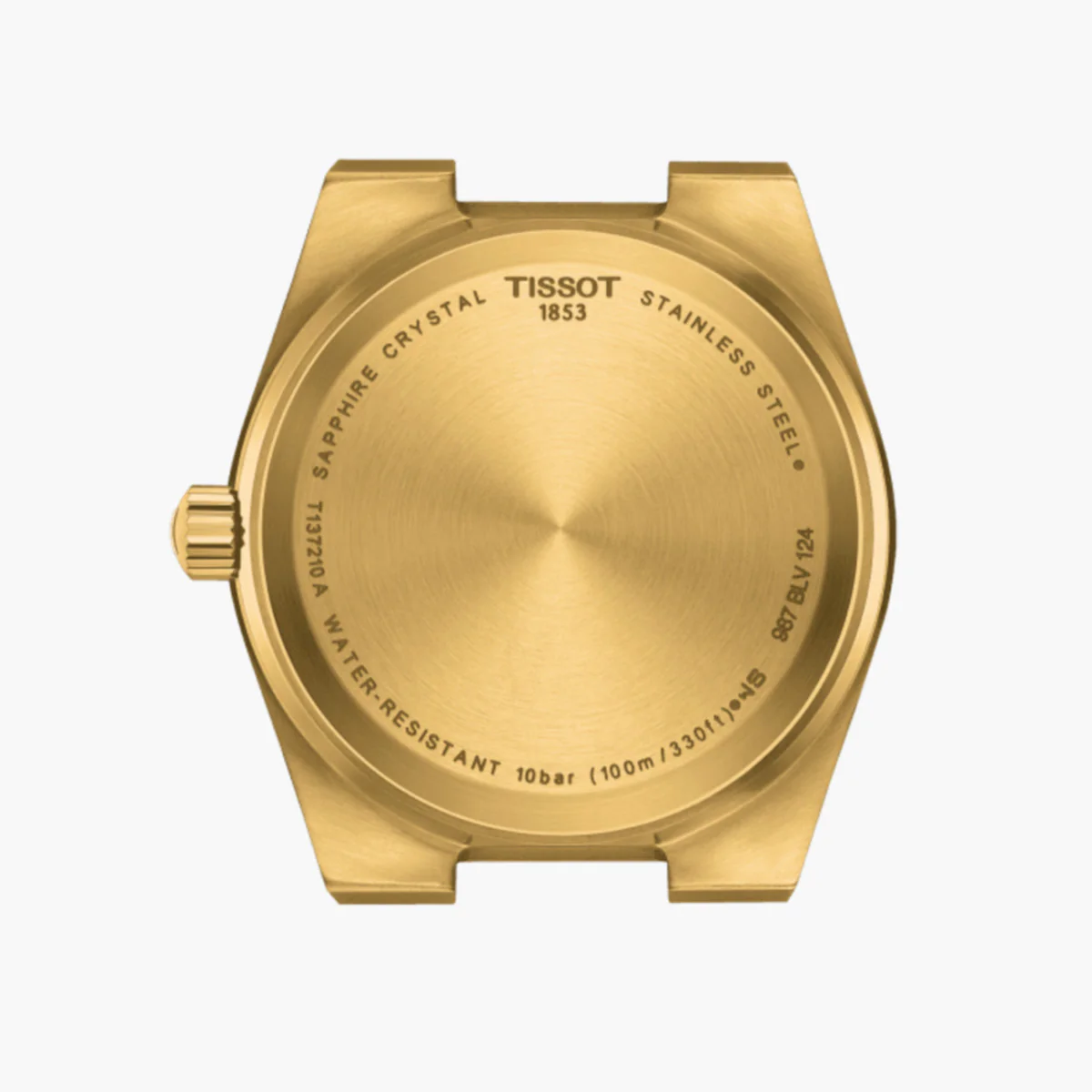 Tissot - PRX 35 mm Quartz Champagne Dial Yellow Gold PVD Case Date - T1372103302100 - Image 2