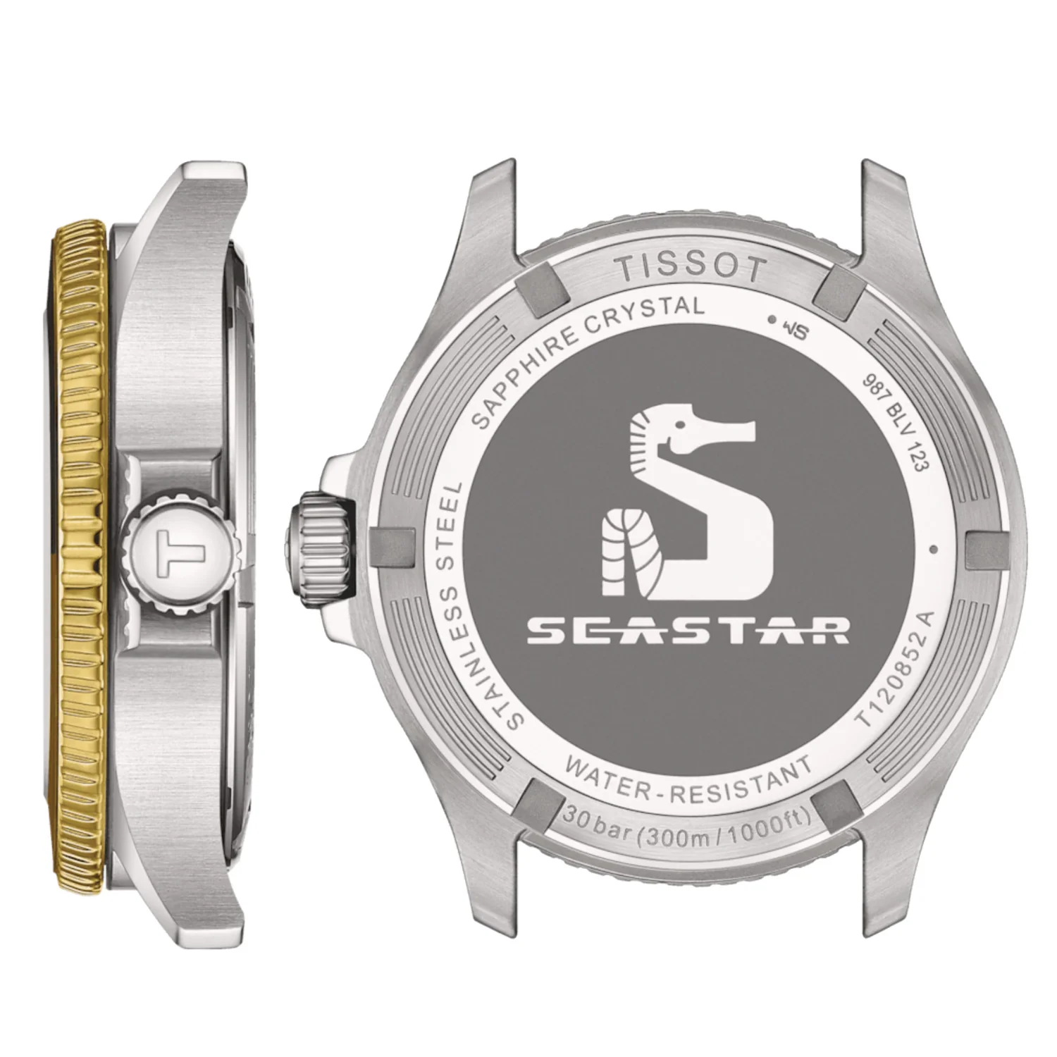 Tissot - Seastar 1000 GMT Diver 40 mm Root Beer Bezel - T1208522205100 - Image 2